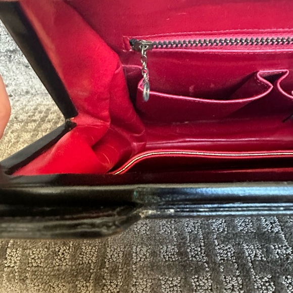 Vintage Jerry Moss holiday black handbag - Picture 5 of 16